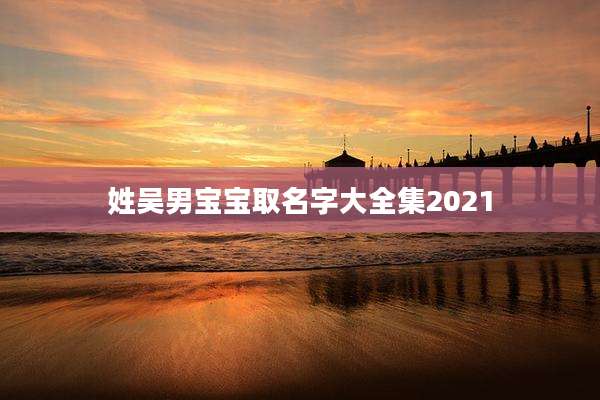 姓吴男宝宝取名字大全集2021