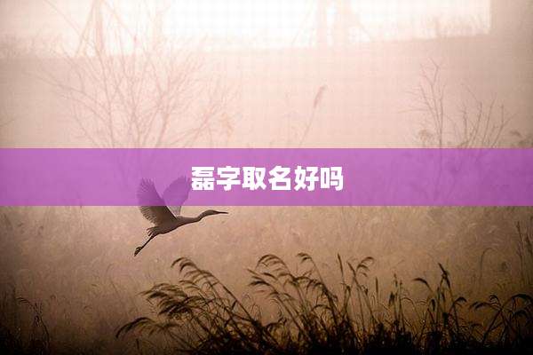 磊字取名好吗