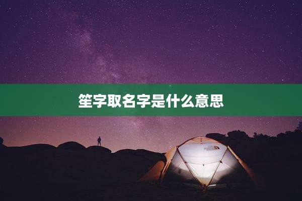 笙字取名字是什么意思