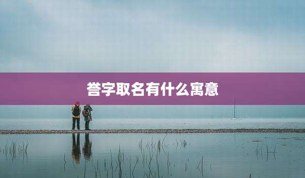 誉字取名有什么寓意