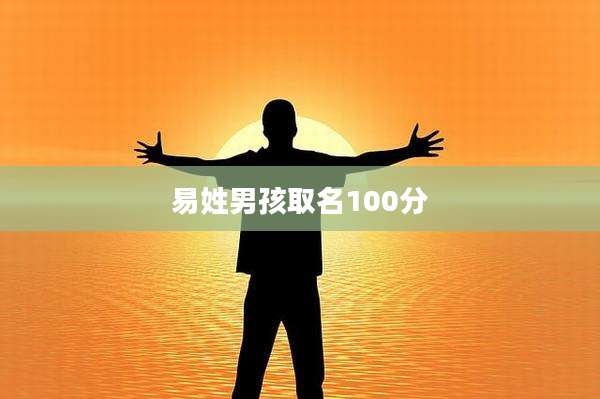 易姓男孩取名100分