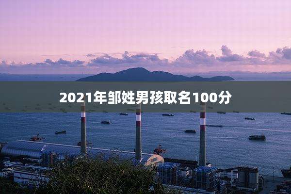2021年邹姓男孩取名100分