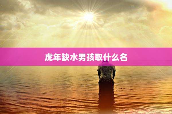 虎年缺水男孩取什么名