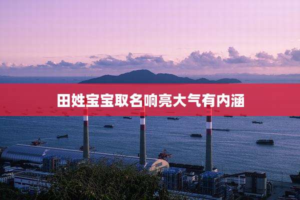 田姓宝宝取名响亮大气有内涵