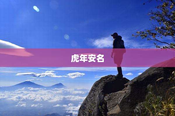 虎年安名