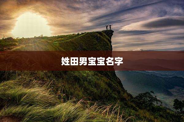 姓田男宝宝名字