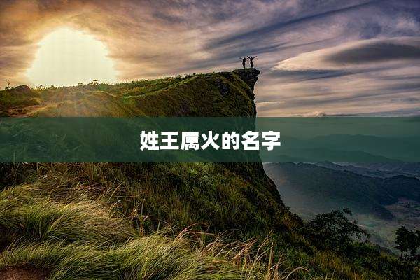 姓王属火的名字