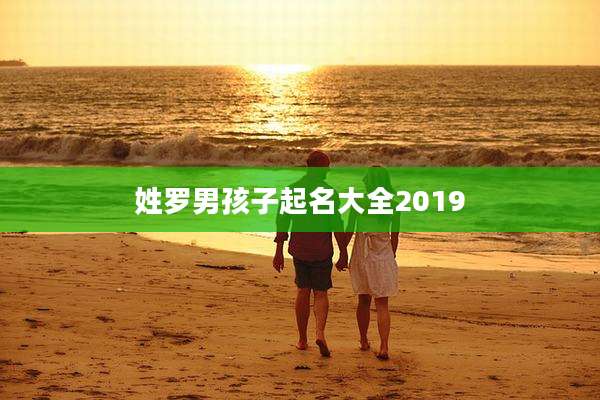 姓罗男孩子起名大全2019