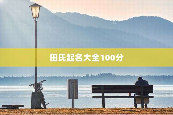 田氏起名大全100分