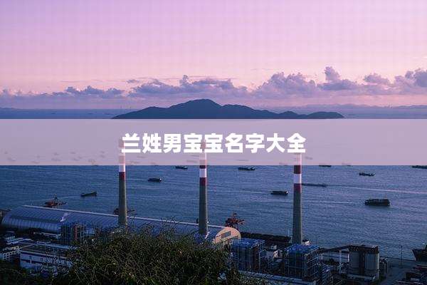 兰姓男宝宝名字大全