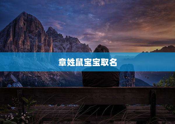 章姓鼠宝宝取名