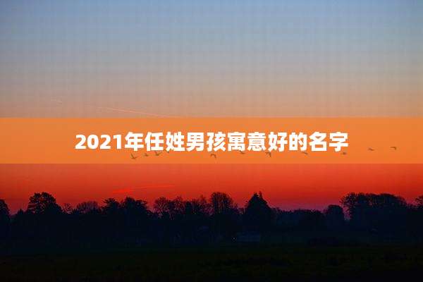 2021年任姓男孩寓意好的名字