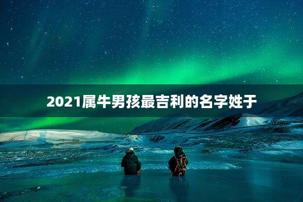 2021属牛男孩最吉利的名字姓于