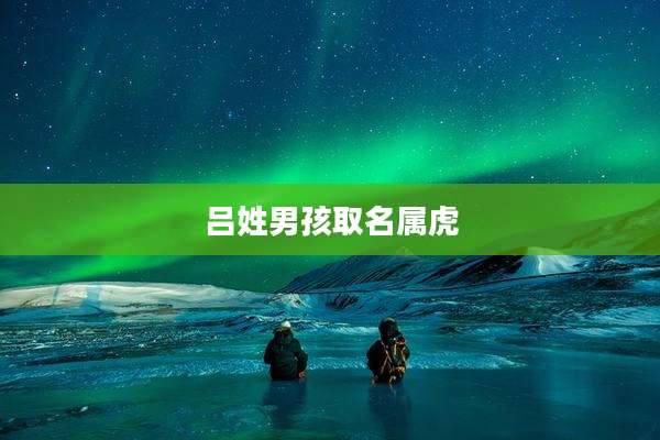 吕姓男孩取名属虎