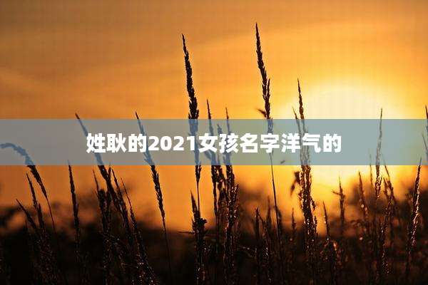 姓耿的2021女孩名字洋气的