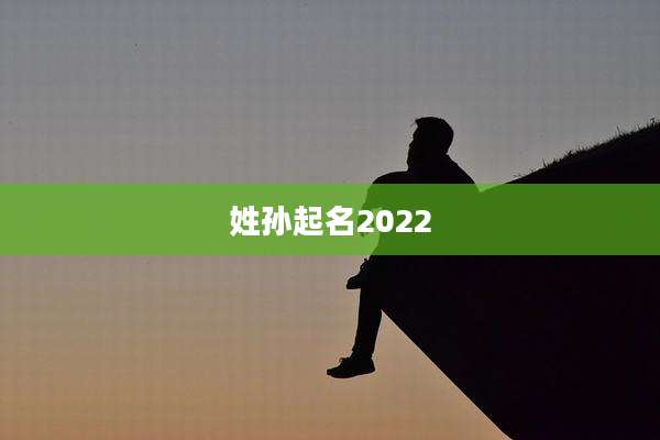 姓孙起名2022